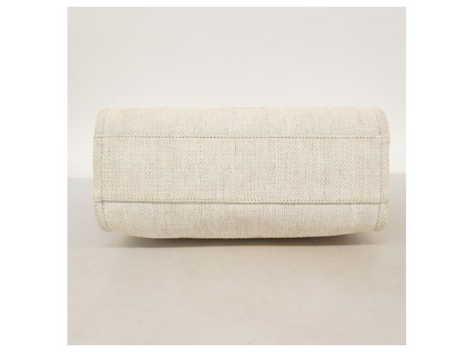 Chanel Deauville Canvas Tote Bag Braun - Ansicht 3