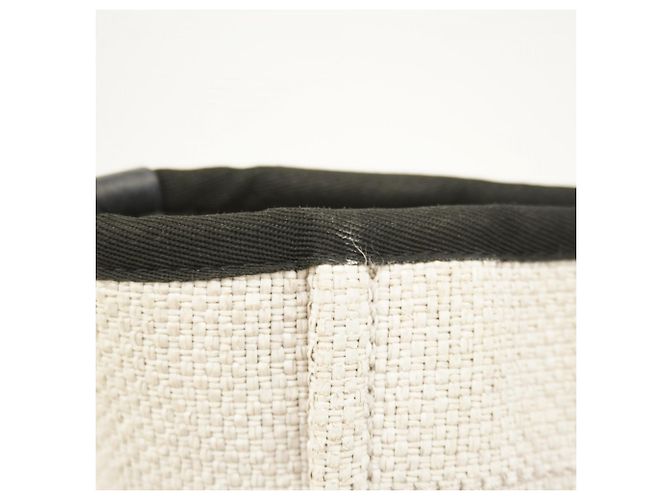 Chanel Deauville Canvas Tote Bag Braun - Ansicht 8