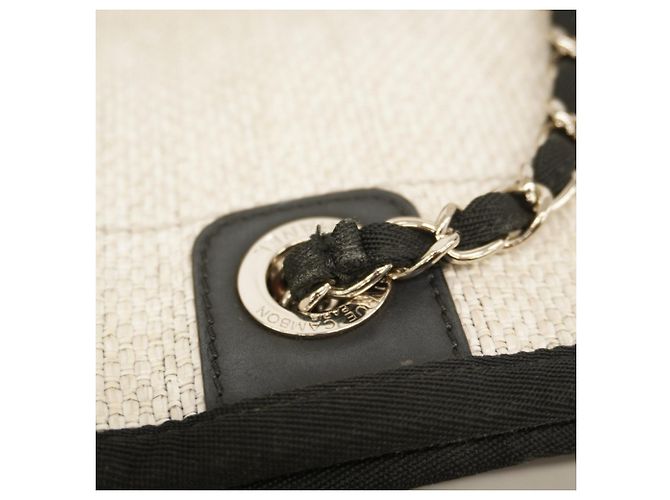 Chanel Deauville Canvas Tote Bag Braun - Ansicht 9