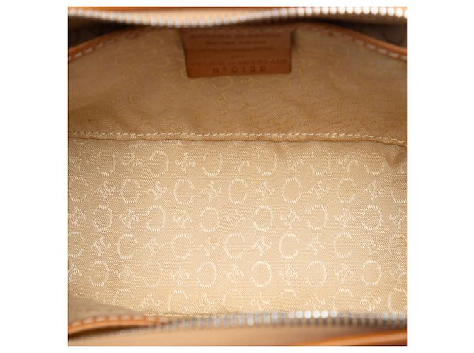 Céline Pochette in Suede Macadam Celine Arancione C - vista 4
