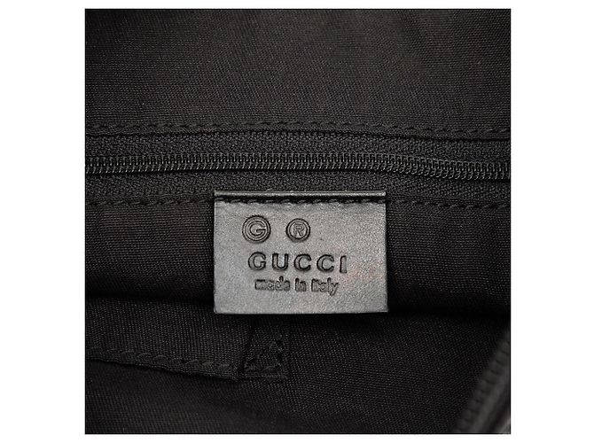 Borsa a tracolla in pelle nera con stampa Horsebit di Gucci Nero - vista 5