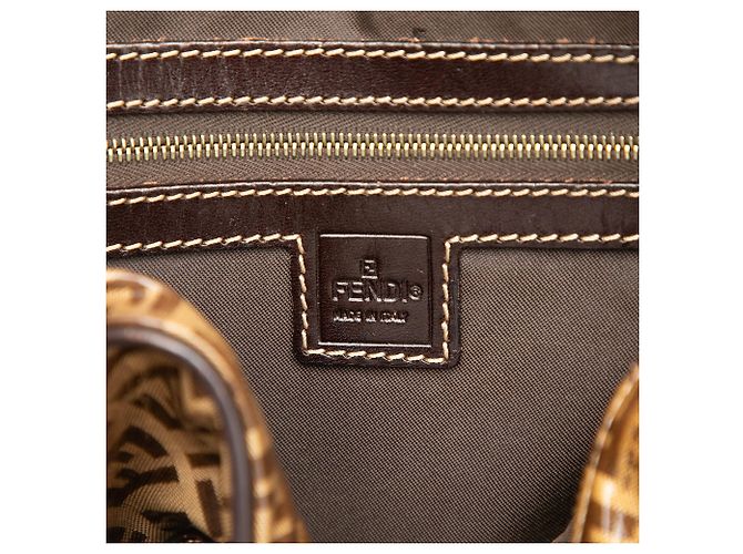 Borsa in cristallo Zucchino marrone Fendi - vista 5