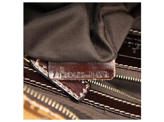 Borsa in cristallo Zucchino marrone Fendi - vista 6