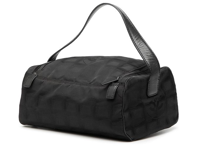 Vanity Borsa da viaggio in nylon nera della nuova linea Chanel Nero - vista 2