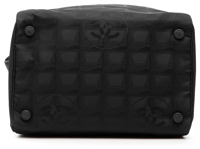 Vanity Borsa da viaggio in nylon nera della nuova linea Chanel Nero - vista 3