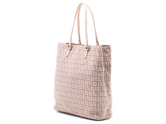 Fendi Pink Zucchino Canvas Tote - Ansicht 2