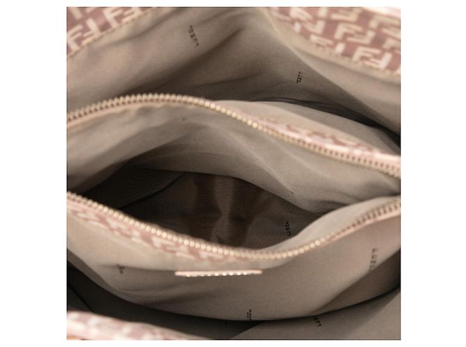Fendi Pink Zucchino Canvas Tote - Ansicht 4
