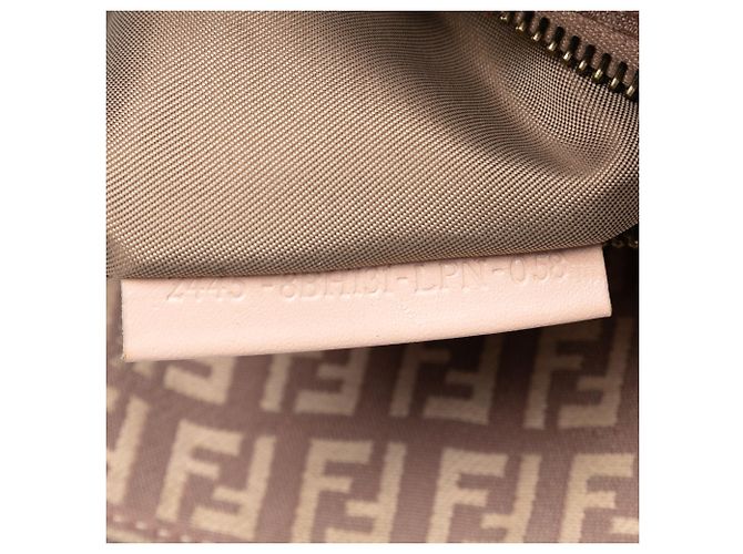 Fendi Pink Zucchino Canvas Tote - Ansicht 5