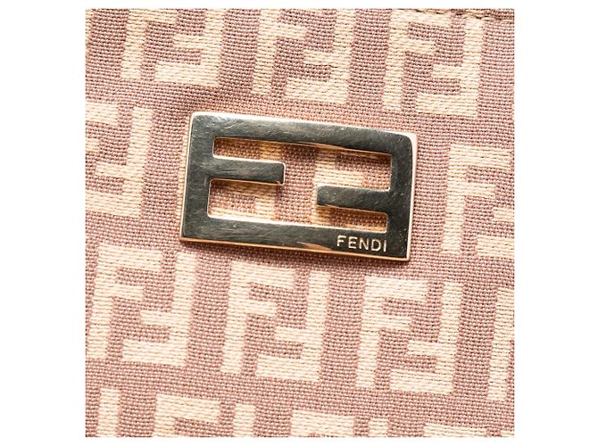 Fendi Pink Zucchino Canvas Tote - Ansicht 6