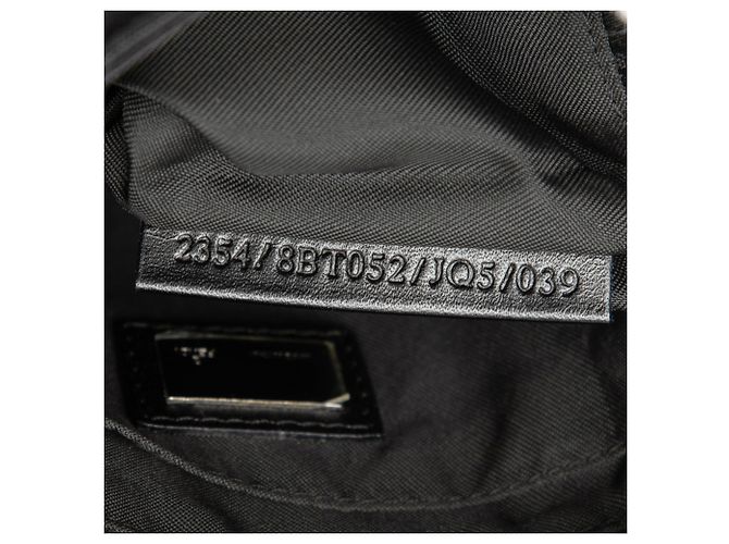 Borsa a tracolla in tela Zucchino nera Fendi Nero - vista 6