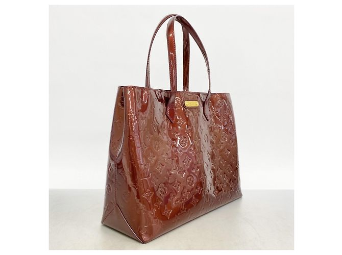 Borsa Tote Vernis Wilshire MM di Louis Vuitton Rosso - vista 2