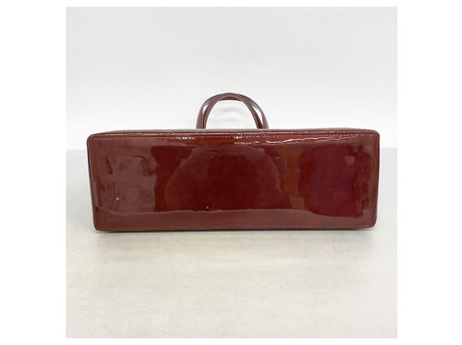 Borsa Tote Vernis Wilshire MM di Louis Vuitton Rosso - vista 3