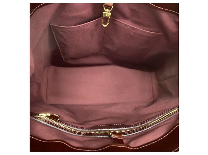 Borsa Tote Vernis Wilshire MM di Louis Vuitton Rosso - vista 4