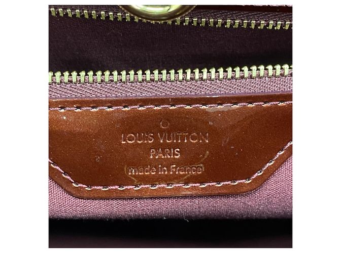Borsa Tote Vernis Wilshire MM di Louis Vuitton Rosso - vista 5