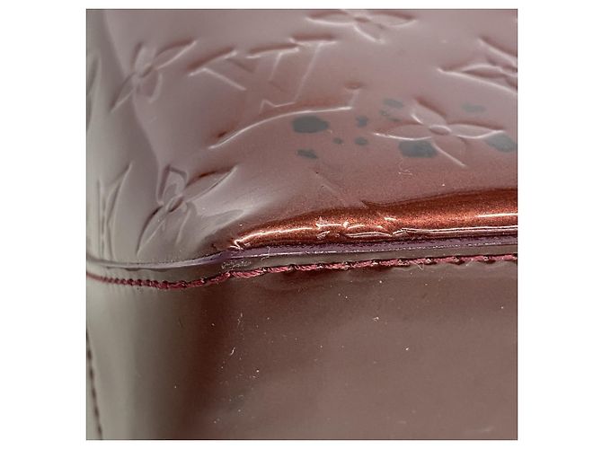 Borsa Tote Vernis Wilshire MM di Louis Vuitton Rosso - vista 6