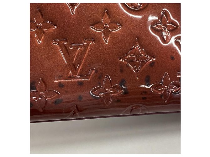 Borsa Tote Vernis Wilshire MM di Louis Vuitton Rosso - vista 7