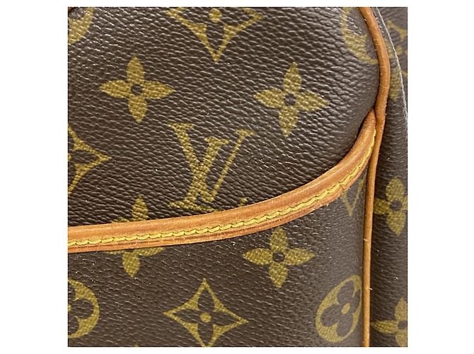 Borsa Deauville Monogram Louis Vuitton Marrone - vista 10