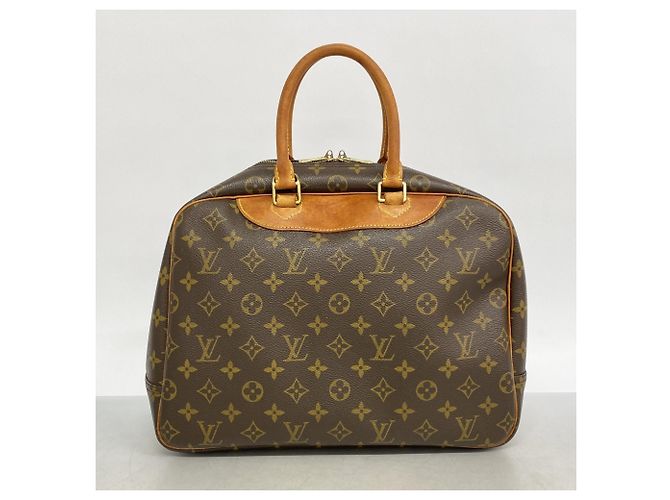 Borsa Deauville Monogram Louis Vuitton Marrone - vista 13