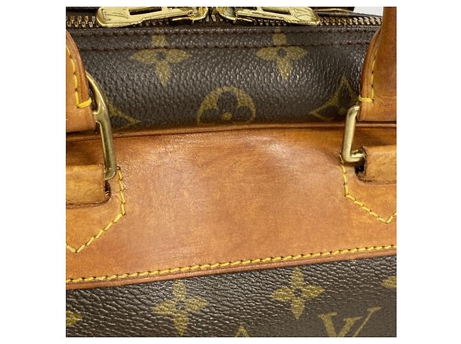 Borsa Deauville Monogram Louis Vuitton Marrone - vista 9