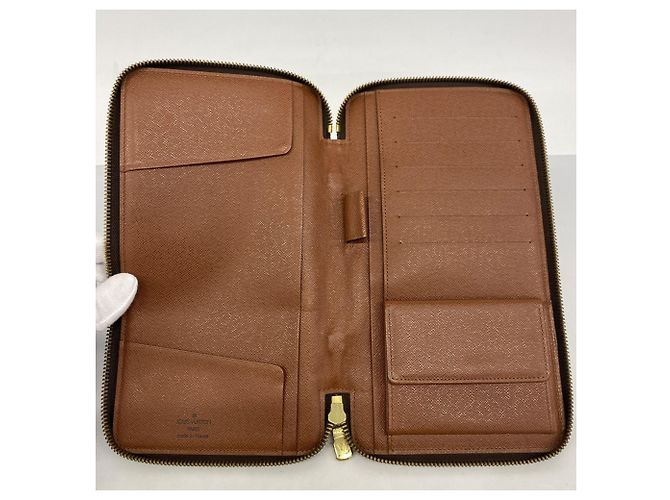Louis Vuitton Monogram Organizer Voyage Long Wallet Brown - view 3