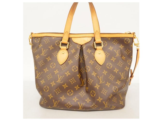 Borsa Louis Vuitton Monogram Palermo PM Marrone - vista 13