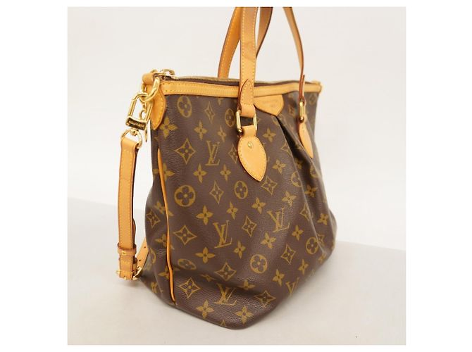 Borsa Louis Vuitton Monogram Palermo PM Marrone - vista 2