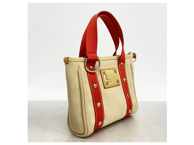 Borsa Louis Vuitton Antigua Cabas PM Beige - vista 2