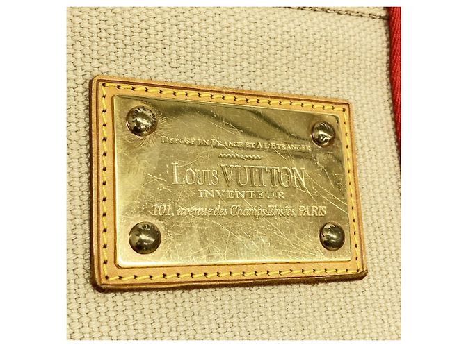 Borsa Louis Vuitton Antigua Cabas PM Beige - vista 6