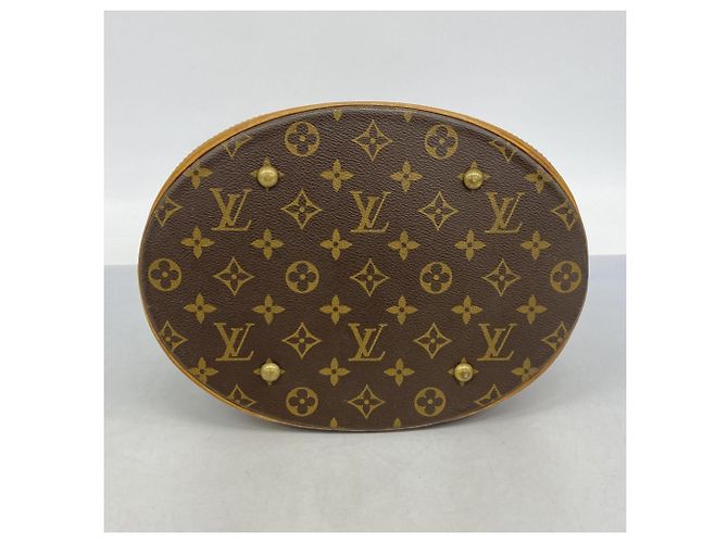 Louis Vuitton Monogram Bucket GM Tote Bag Braun - Ansicht 3