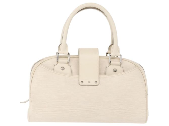 Borsa da bowling Montaigne Louis Vuitton in pelle Epi GM Bianco - vista 2