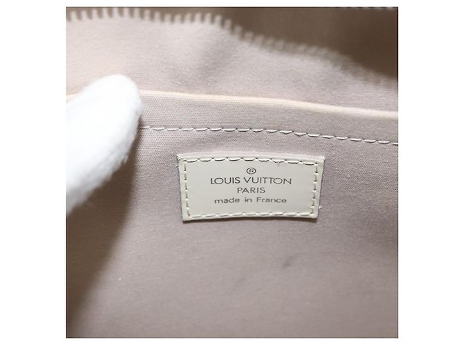 Borsa da bowling Montaigne Louis Vuitton in pelle Epi GM Bianco - vista 6