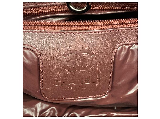 Borsa tote Chanel Coco Cocoon in nylon nero - vista 5