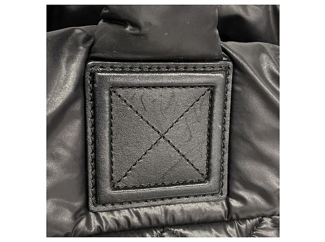 Borsa tote Chanel Coco Cocoon in nylon nero - vista 7