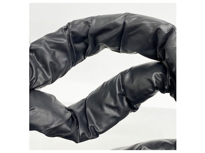 Borsa tote Chanel Coco Cocoon in nylon nero - vista 8