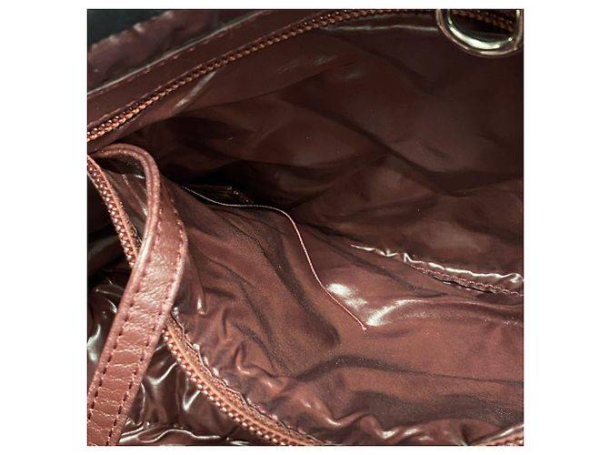 Borsa tote Chanel Coco Cocoon in nylon nero - vista 9