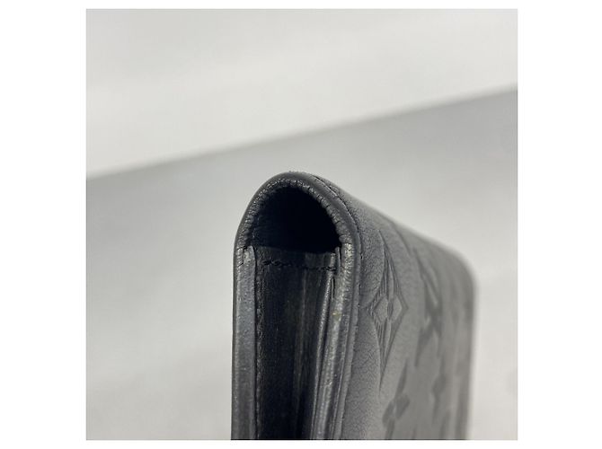 Portafoglio Lungo Brazza Monogram Shadow Louis Vuitton Nero - vista 5