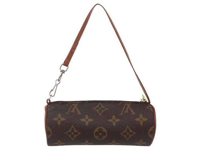 Pochette Papillon Mini in Tela Monogram Louis Vuitton Marrone - vista 2