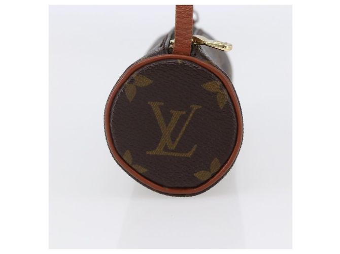 Pochette Papillon Mini in Tela Monogram Louis Vuitton Marrone - vista 3