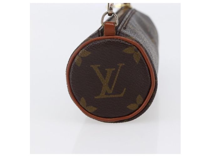 Pochette Papillon Mini in Tela Monogram Louis Vuitton Marrone - vista 4