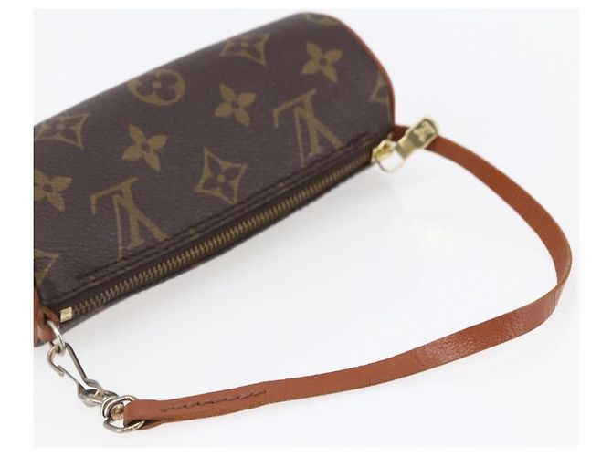 Pochette Papillon Mini in Tela Monogram Louis Vuitton Marrone - vista 6