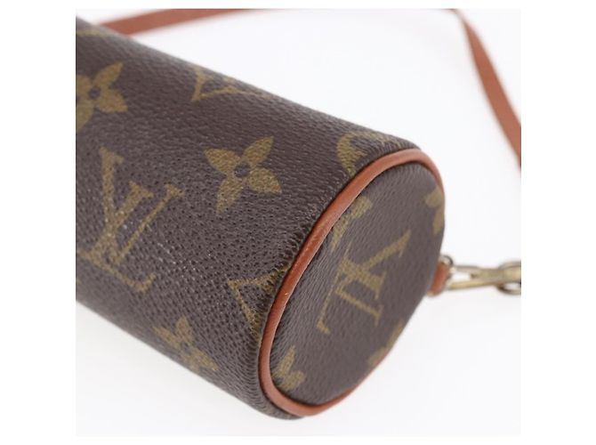 Pochette Papillon Mini in Tela Monogram Louis Vuitton Marrone - vista 7