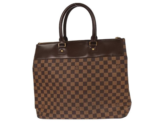 Borsa da viaggio Louis Vuitton Greenwich Damier PM Marrone - vista 2