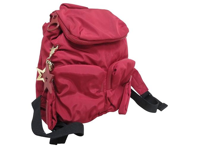 Chloé Mochila de nylon JOY RIDER da See by Chloe Vermelho - vista 5