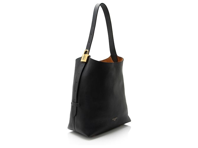 Hobo Low Key MM in Pelle di Vitello Louis Vuitton Nero - vista 2
