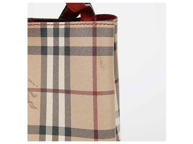 Burberry Bolsa Crossbody Ron Bucket Vermelho - vista 2