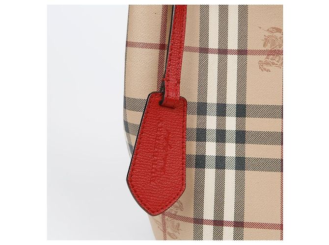 Burberry Bolsa Crossbody Ron Bucket Vermelho - vista 3