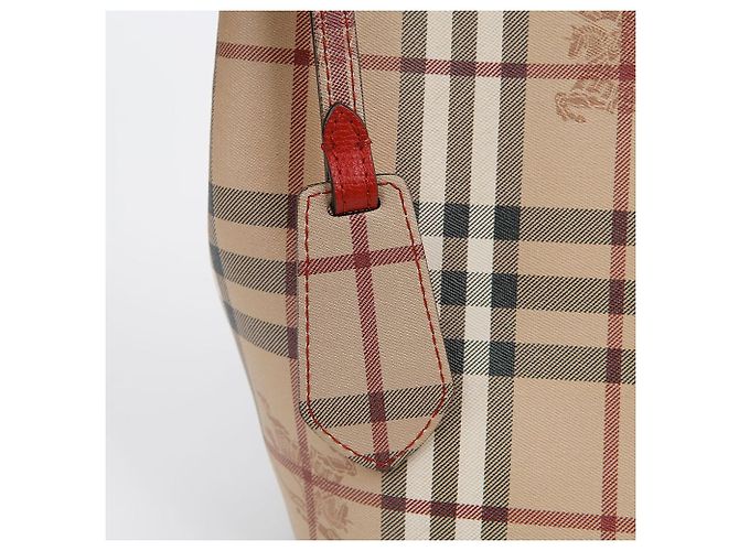 Burberry Bolsa Crossbody Ron Bucket Vermelho - vista 4