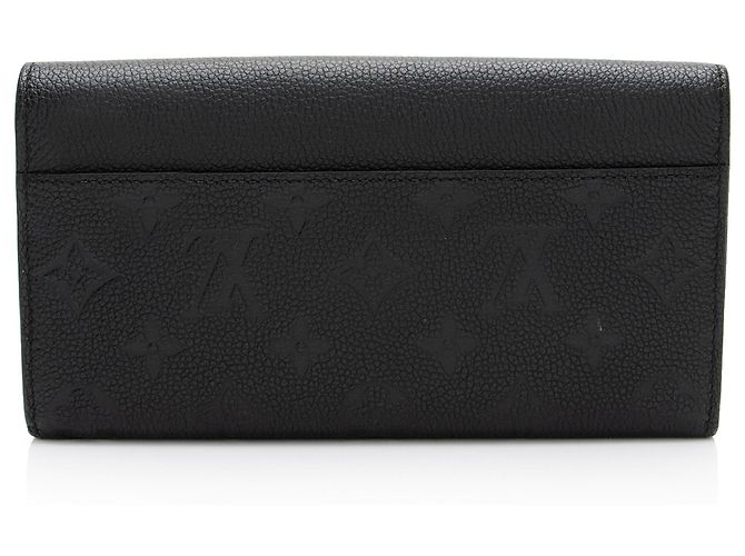 Portafoglio Sarah Monogram Empreinte Louis Vuitton Nero - vista 3