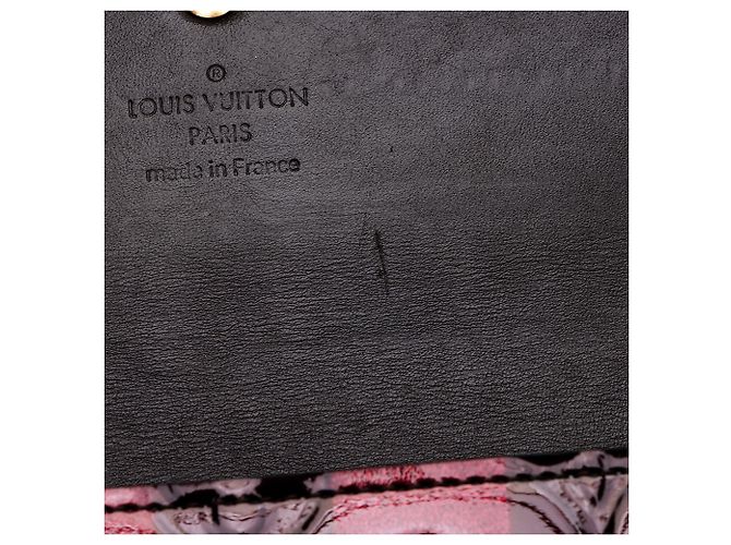 Cartera Sarah Rayures Monogram Vernis Edición Limitada Louis Vuitton Roja - vista 9