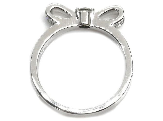 Timeless Chanel 1932 Ruban de Chanel Au750 Diamantring Größe 7.5 Silber - Ansicht 4